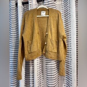 Abercrombie & Fitch Golden Cardigan Sweater